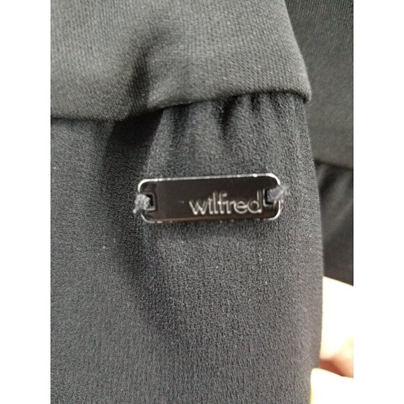 Aritzia Wilfred High Waisted Ankle Zip Jogger Pants Black Size M - Picture 6 of 10